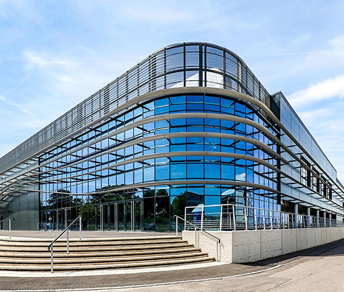 Exterior of Farnborough International Exhibition and Conference Centre